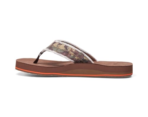 Image of Sanuk Mens Fraid Not Soft Top | Flip Flops for Men | Mens Sandals | Beach Sandals | Supportive & Lightweight | Comfort Footbed