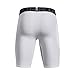 Under Armour Men's HeatGear Pocket Long Shorts , White (100)/Black, Large