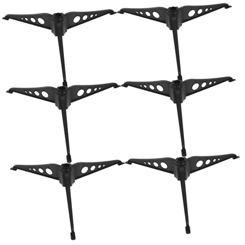 AKOOSY 6pièces Support pour Sapin De Noël Plastique Fixations Pratiques Socle Noirâtre Outil De Fixation Accessoire De Décoration