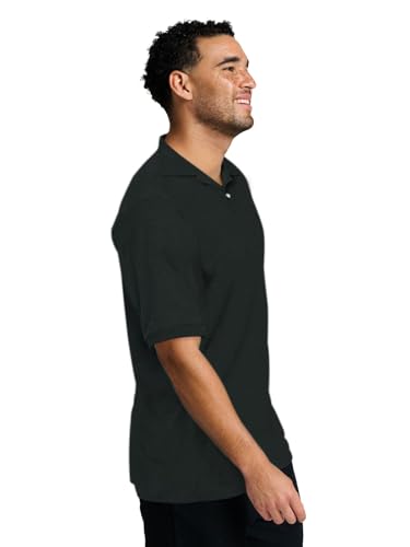 Jerzees Mens Spot Shield Short Sleeve Polo Sport Shirt - Image 3