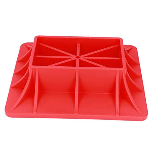 Nylon Off Road Jack Base, Anti Fracture Support Board for Sand Mud Grass Soft Ground, Red, for Off Road, Rescue, Maintenance