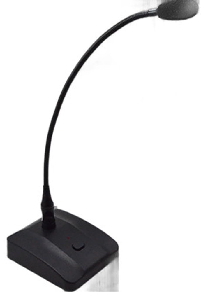 ACTi PMIC-0101 Active Microphone for use with ENR and NVR, Condenser Transducer, 100-1600Hz Frequency Response, -40 +/- 2 dB Audio Sensitivity, Uni-Directional Polar Pattern