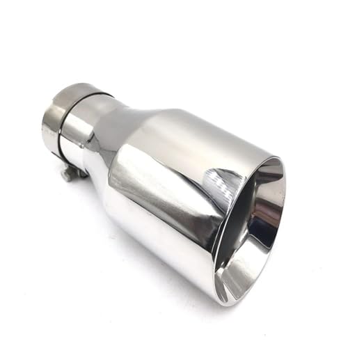 Tubo de escape universal para coche con entrada de 63mm y salida de 89mm