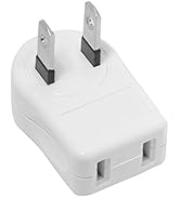 chenyang NEMA Type A 1-15P USA Outlet Saver Extension Adapter 2-Prong 2 Outlets 90 Degree Up Down...