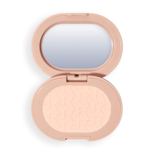 Image of Revolution Powder Pops Instant Blur Setting Powder, Peach | Talc-Free, Controls Shine with Smooth & Blurring Finish, Vegan & Cruelty-Free