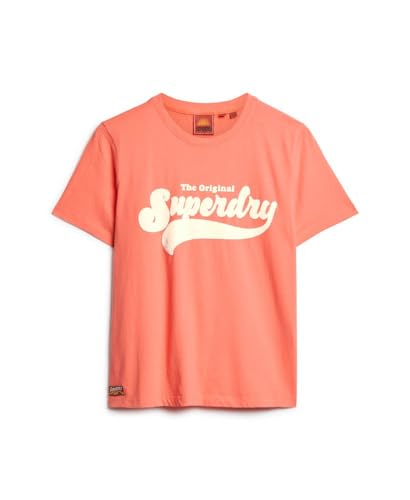 T shirt rétro décontracté floqué femme Superdry - vue 7