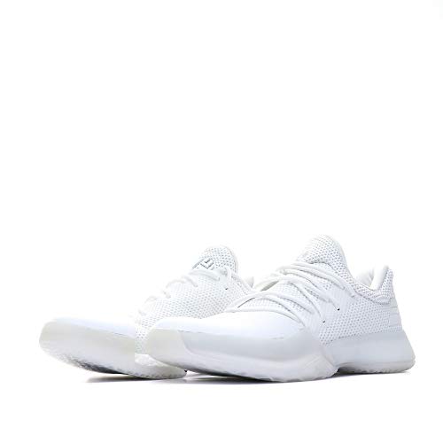 adidas Harden Vol.1 Junior Basketball Trainers Sneakers (UK 4 US 4.5 EU 36 2/3, White Grey Black BW1110)3