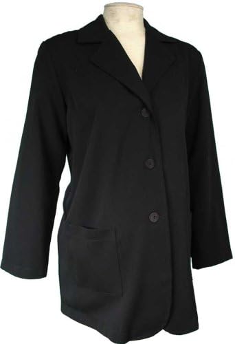 Black Three Button Blazer - Maternity