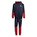 Produktbild adidas Men's MTS WVN Hooded Tracksuit, Legend Ink/Vivid red, XL