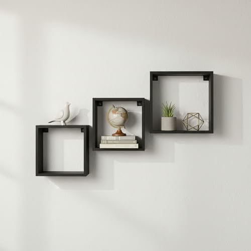 INDE MOBLEKIT   Set 3 Estanterías Flotantes