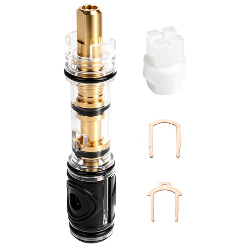 1 Pack Replacement Cartridge Compatible with Moen for 1225/1225B Shower Cartridge for One Handle Bathroom Faucets/Showers Dual Seal Brass Replacement (1)