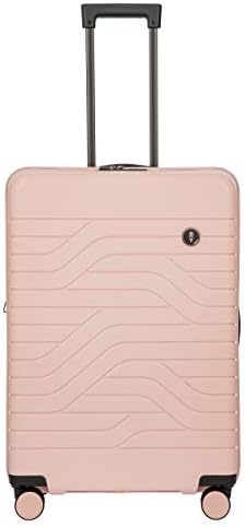 Bric's B|Y Ulisse Expandable Spinner Suitcase - 30 Inch Travel Luggage with TSA-Approved Lock and Hard Exterior - Pearl Pink
