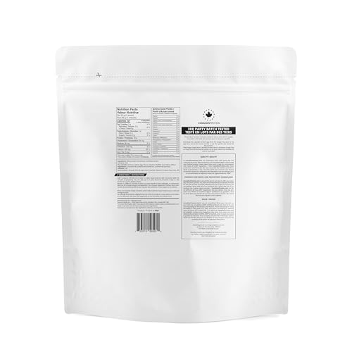 Canadian Protein Whey Concentrate 24g of Protein | 2 kg of Unflavoured & Unsweetened Low Carb Keto Friendly Workout Recovery Drink | Protein Powder Rich in BCAA Amino Acids - Image 3