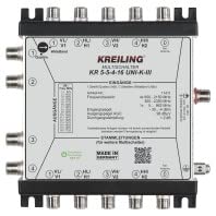 Multiswitch unicable 4 sorties pour 16 utilisateurs TV