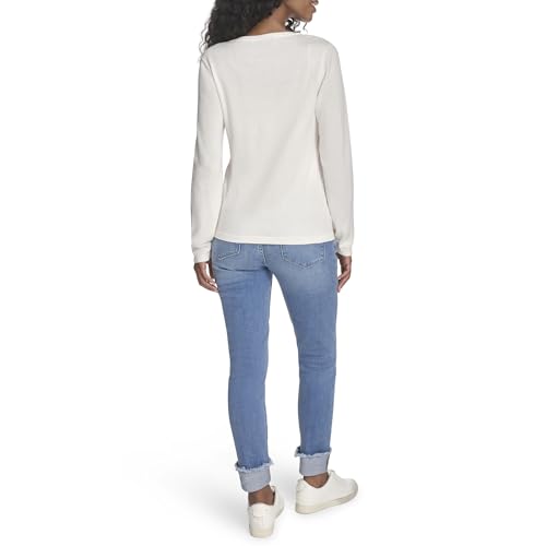 Tommy Hilfiger Women's Long Sleeve V-Neck Hotfix Cotton Sweater4