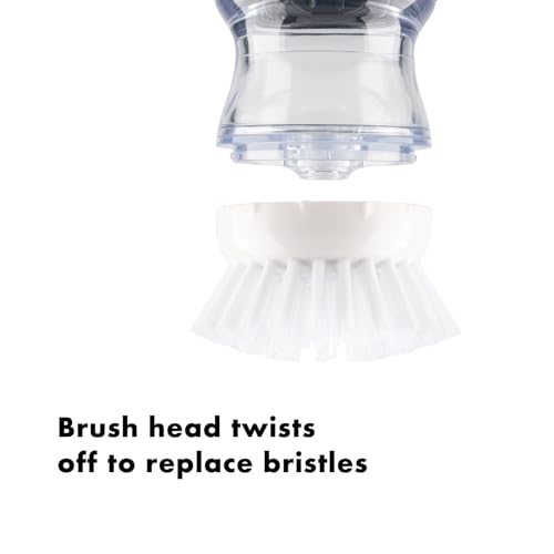 Image of OYV 4 Pack Soap Dispensing Palm Brush Refills, Palm Brush Replacement Head, Palm Brush Refill Head, Palm Brush Refill for Soap Dispensing Palm Brush
