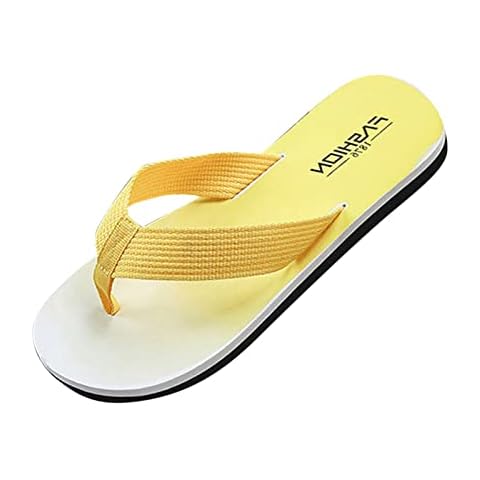 Tongs IQYU Antidérapantes Jaunes Cover