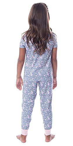 Intimo Barbie Girls' Unicorn Barbie Skipper Shirt And Pants Jogger Pajama Set2