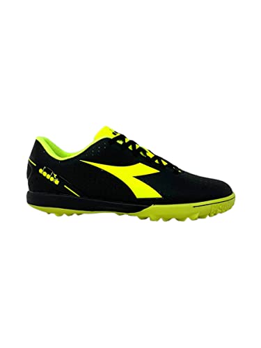 Diadora Pichichi 5 Tfr, Scarpe da ginnastica Uomo, Nero Black Fluo Yellow Diadora, 43 EU