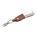 AQWASYUTER Shoe Horn Shoe Horn 12cm Easy Carry Black Shoehorn Metal Durable Stainless Steel Genuine Leather Portable Fashion Key Ring Horns Accessories(Brown)