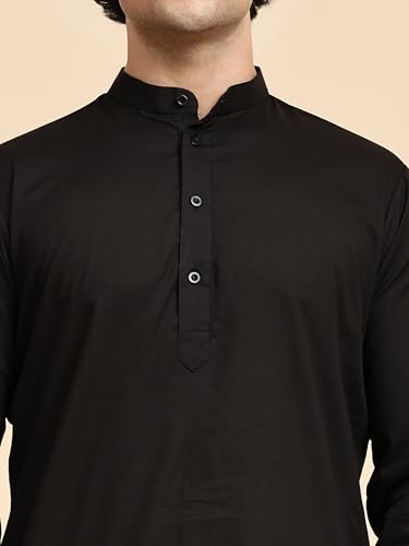 Image of SKAVIJ Men's Casual Kurta Pajama Set Regular Fit Traditional Dress Yoga Outfit