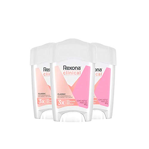 Kit Desodorante Antitranspirante Rexona Clinical Classic Women Stick - 3 Unidades (Women)