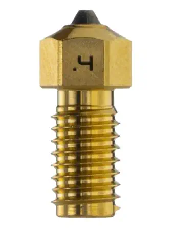 Diamondback Nozzles AnkerMake M5 and M5C Compatible Polycrystalline Solid Diamond Tip 3D Printer Nozzles, Improved Extrusion, Any Filament, Long Life, Wear Resistant, USA Made (0.4mm)