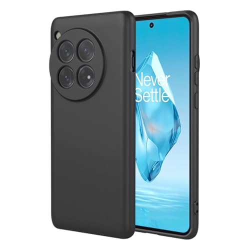 SEAHAI Case for OnePlus 12R 5G, Ultra Thin Silky-Soft Touch Liquid Silicone Phone Cover with Shockproof Airbag Design