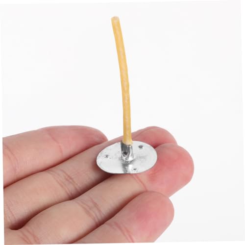 100 piezas mechas trenzadas para velas naturales miniatura 3
