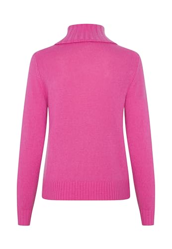 Image of Style & Republic Women's 100% Cashmere Turtleneck Sweater, Regular Fit, Premium Knit Jumper for Autumn, Winter and Spring