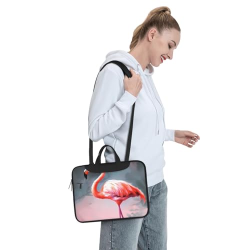 Bolso bandolera para laptop con diseño de flamenco miniatura 2
