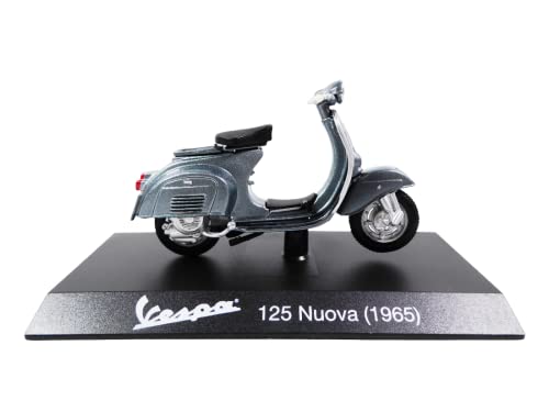 OPO 10 - Collection miniature scooter 1/18 compatible with Piaggio Vespa 125 Nuova dark gray - 1965 - Ves0023 - Image 2