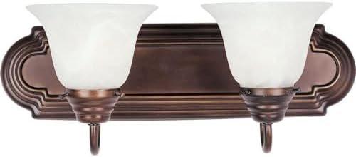 Maxim Essentials-2 Light Early American Bath Vanity in Early American style-18 Inches Wide by 7 inches high-Oil Rubbed Bronze