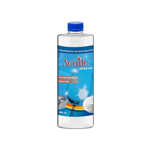 Image of Dishwasher Rinse Aid Liquid 500ml | Brilliant Shine Formula | Quick Drying & Spot-Free Finish | Built for Indian Water Conditions | Suitable for All Automatic Dishwashers