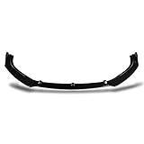 3Pcs Gloss Black Front Bumper Lip Spoiler Wing Body Kit Compatible with Mazda 6 14-18