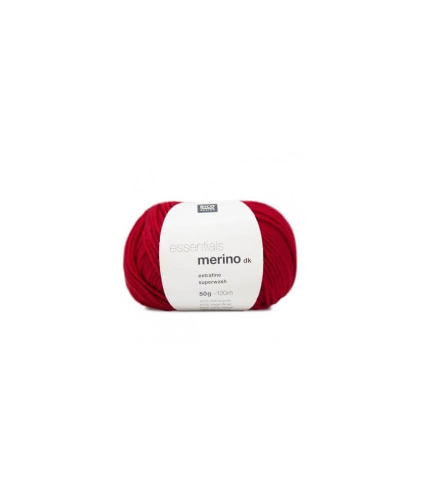 Rico Essentials Merino Double Knitting - Red 05