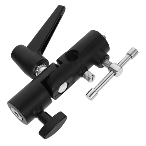 All Metal Flash Light Holder Tripod Adapter Flash Stand Bracket Flash Light Bracket Flash Bracket Umbrella Bracket Mount with Umbrella Softbox Holder Photography Accessories CIYODO