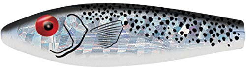 MirrOLure STTR-21 S3 F Sink Twitchbait Black Bk/White/Silver 3 5/8in 1/2oz
