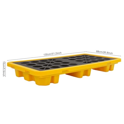 Plateforme de rétention pour produits chimiques avec bac modulaire et drainage