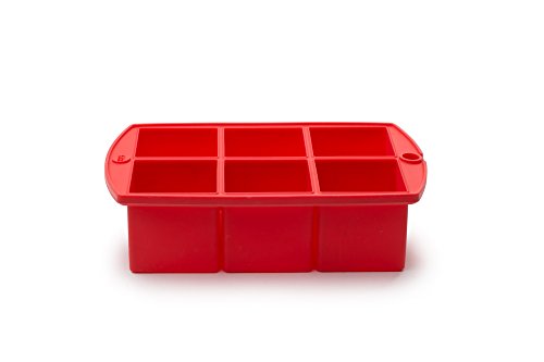 Tulz Mega Ice Block Tray, Silicone, Ruby miniatura 3