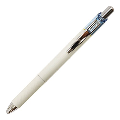 Pentel EnerGel de limpieza Retractable Liquid Gel Pen, Micro punta fina de 0,3 mm, punta de aguja, tinta negra, Saxofón, Azul Cuerpo (bln73ls-a)