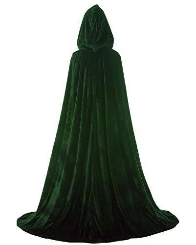 Image of Velvet Renaissance Medieval Cloak Cape Lined with Satin