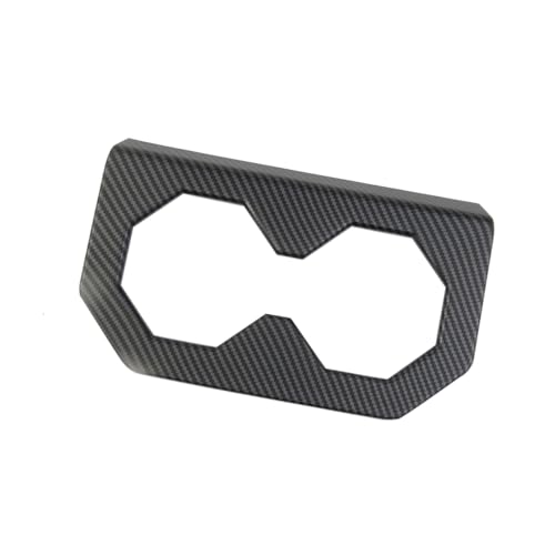 Marco de porta vasos trasero estilo fibra de carbono para Tesla Cybertruck miniatura 2