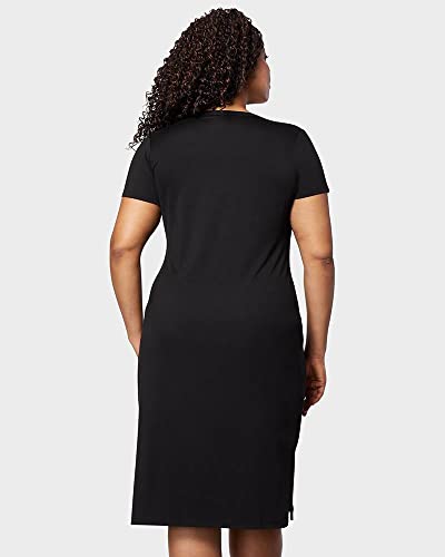 Image of 32 DEGREEES Women's Cool T-Shirt Dress | Moisture Wicking | Ultra-Soft | Anti - Odor | Side Slits