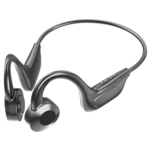 Alipis Auriculares Deportivos y Material Abs y Aleación de Titanio Inalámbricos de Conducción Ósea con Tecnología Inalámbrica 5.1, Diseño Abierto para Correr para Entrenamiento Cómodo