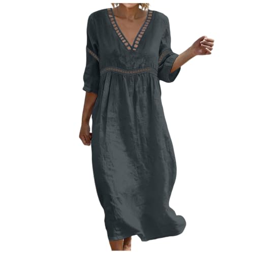 Robe en lin coton légère et respirante contre la chaleur de l'été