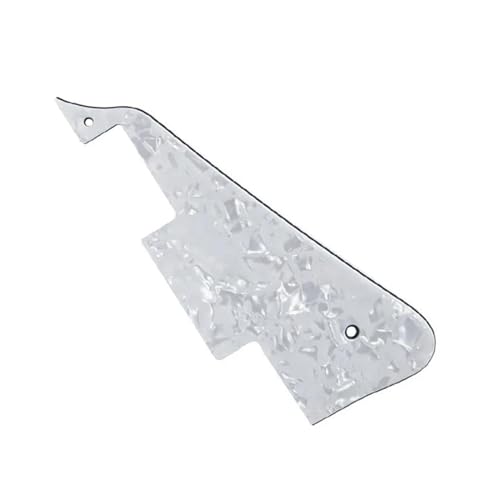 エレキギターピックガードセット 3プライ LPスタイル ギターピックガード ガード スクラッチプレート SGエレキギター用 ギターアクセサリーパーツ(Pearl B)