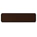 House, Home and More Set of 15 Skid-Resistant Carpet Stair Treads - Chocolate Brown - 8 Inches X 30 Inches