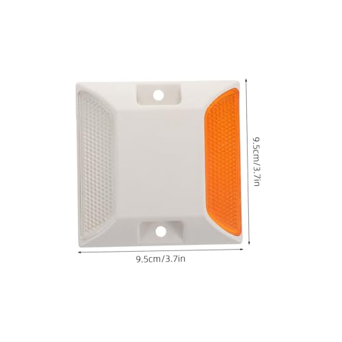 Señales reflectantes de aluminio OUNONA para seguridad vial miniatura 2
