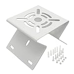 Medium-Size-External-Corner-Wall-Mount-Iron-Plate-Vertical-Bracket-for-PTZ-CCTV-Surveillance-Camera-Metal-Holder-White